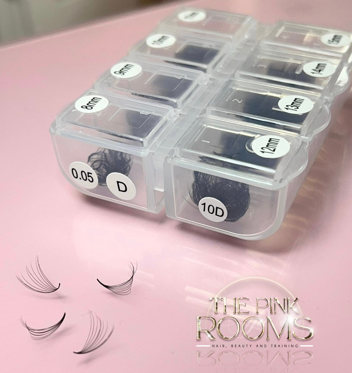 MIXED 8-15MM 10D Premade Lash
600 Loose Promade D Curl Fans