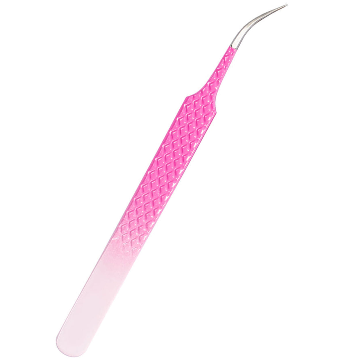 Pink Ombré Curve Lash Tweezers